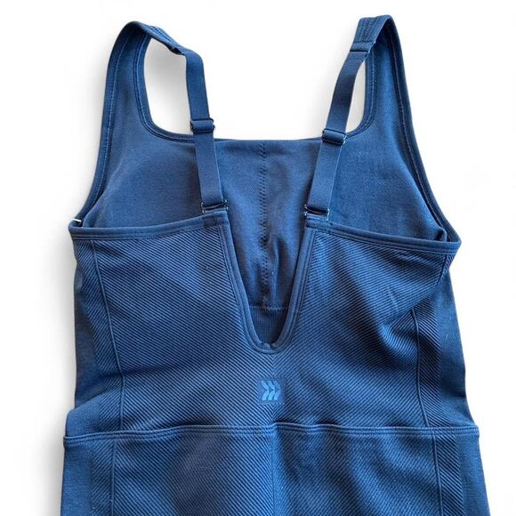 Black Seamless Althleisure Jumpsuit - Picture 4 of 4